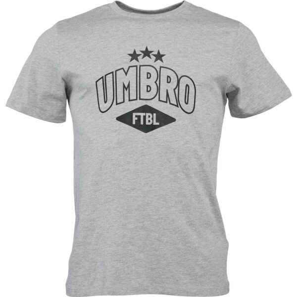 Umbro FW COLLEGIATE GRAPHIC TEE Pánské triko, šedá, velikost XXL