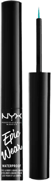 NYX Professional Makeup Epic Wear Metallic Liquid Liner gelová linka na oči - odstín Teal Metal 3.5 ml