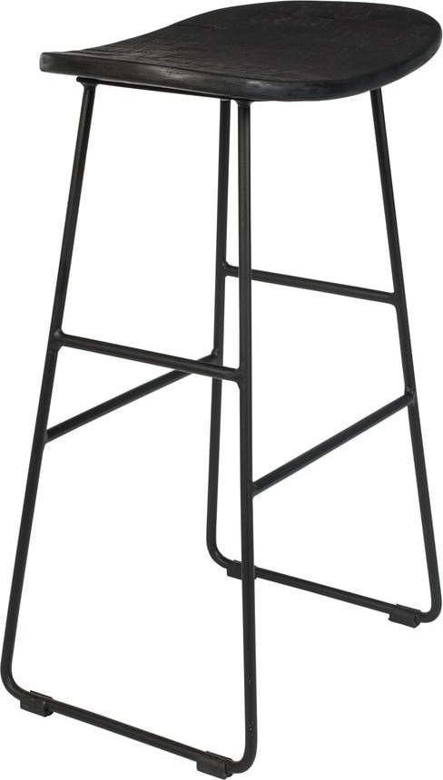 Černé barové židle v sadě 2 ks 65 cm Tangle – White Label