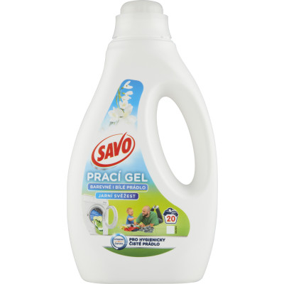 SAVO prací gel univerzální Jarní svěžest, 20 praní, 1 l
