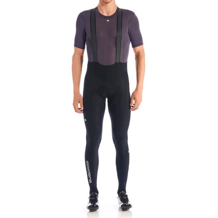 Pánské cyklistické kalhoty s kšandami Giordana Thermal Bib Tights Nero