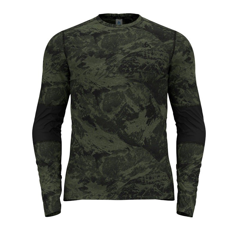 Pánské sportovní termoprádlo Odlo BL TOP crew neck l/s WHISTLER ECO