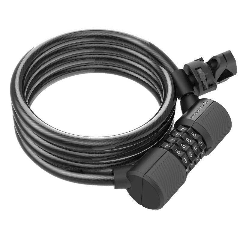 Lankový zámek Syncros Masset Coil Cable Comb. lock 12x1850