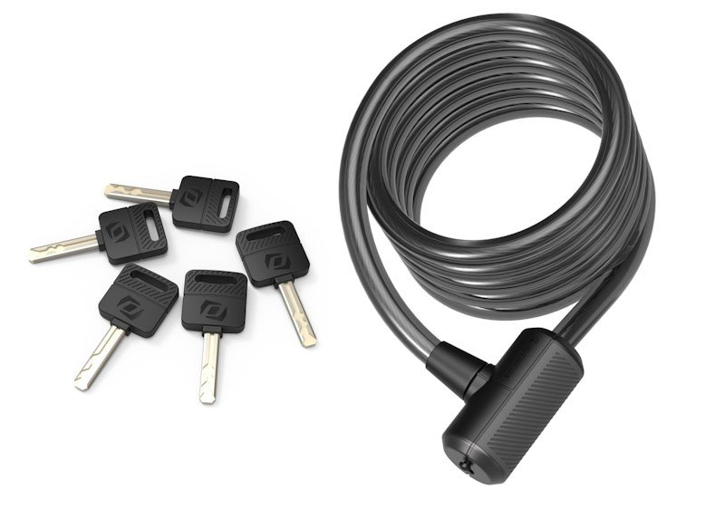 Lankový zámek Syncros Masset Coil Cable Key lock 12x1850mm