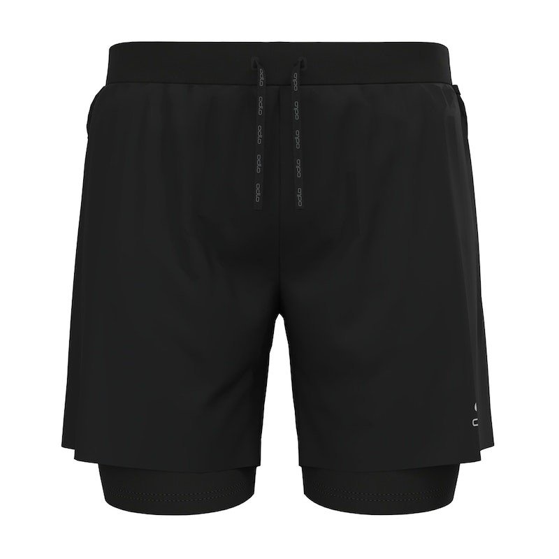 Pánské běžecké šortky Odlo 2-in-1 short X-ALP TRAIL 6 INCH