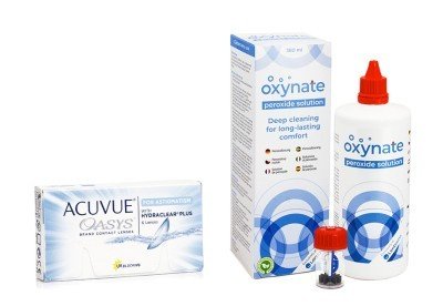 Johnson & Johnson Acuvue Oasys for Astigmatism (6 čoček) + Oxynate Peroxide 380 ml s pouzdrem