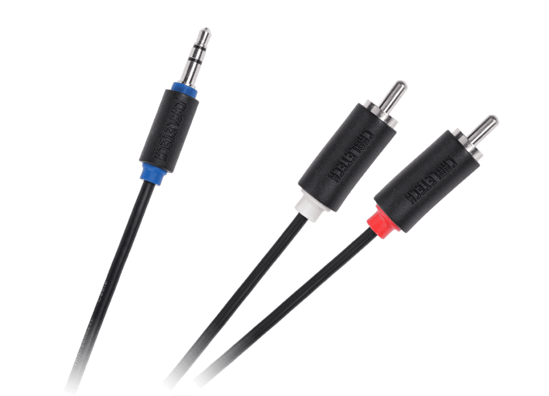 Kabel Jack 3,5 - 2 RCA 1,8 m Cabletech standard