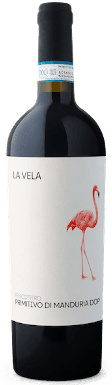 Primitivo di Manduria Fenicottero 2021, La Vela, Manduria DOC