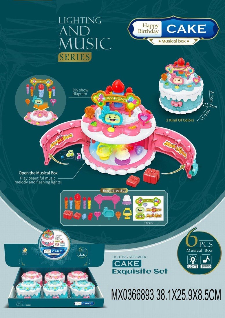 Hrací set narozeninový dort - Alltoys