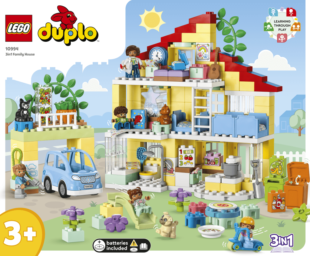 LEGO® DUPLO® 10994 Rodinný dům 3 v 1 - LEGO® DUPLO®