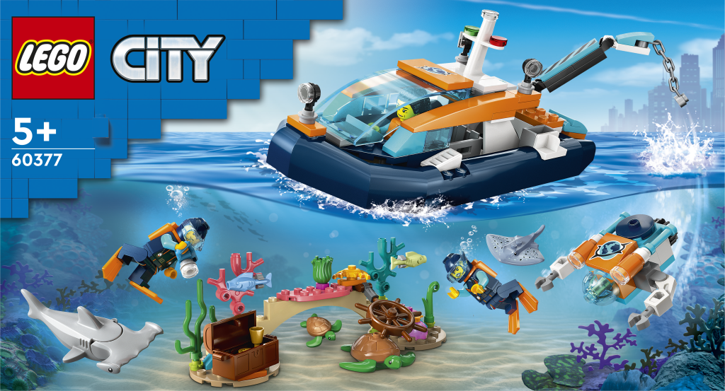 LEGO® City 60377 Průzkumná ponorka potápěčů - LEGO® City
