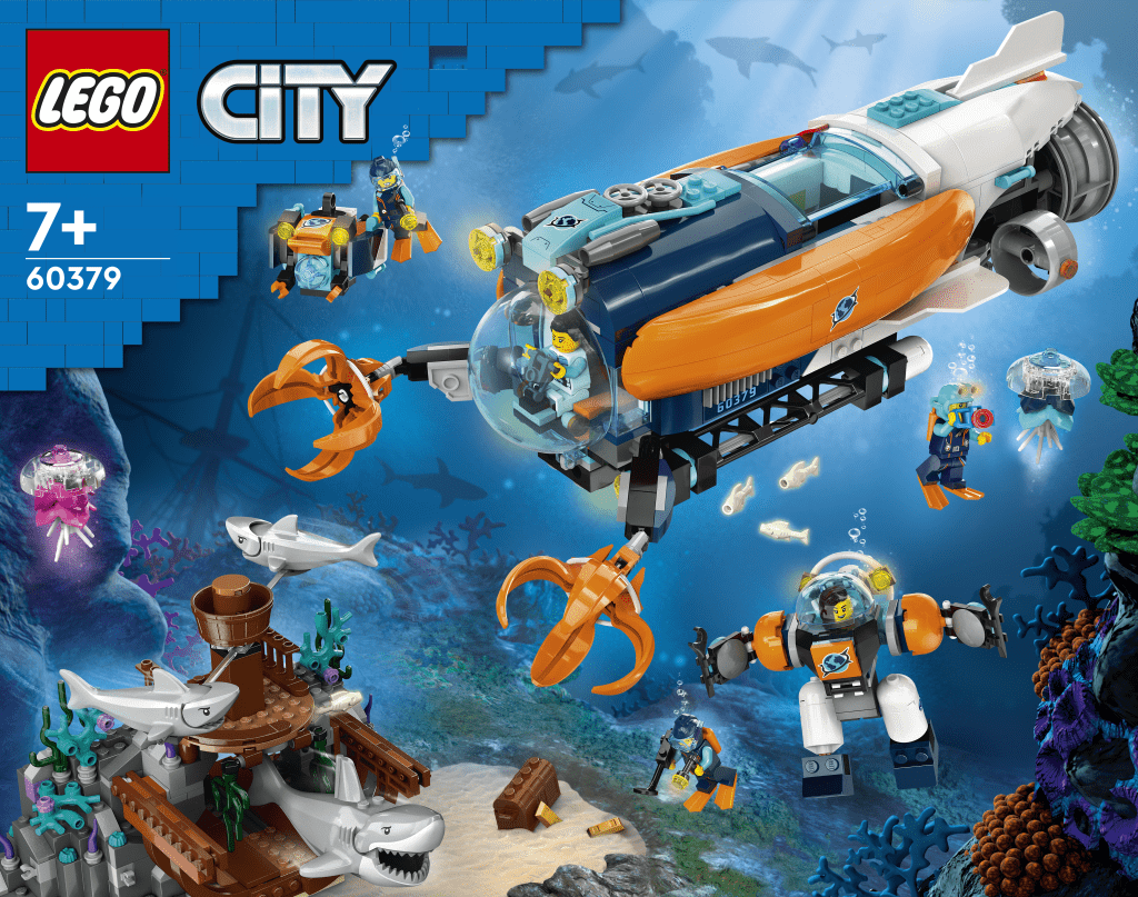 LEGO® City 60379 Hlubinná průzkumná ponorka - LEGO® City