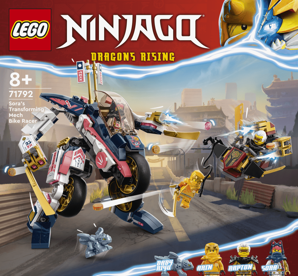LEGO® NINJAGO® 71792 Sora a její transformační motorobot - LEGO® NINJAGO®