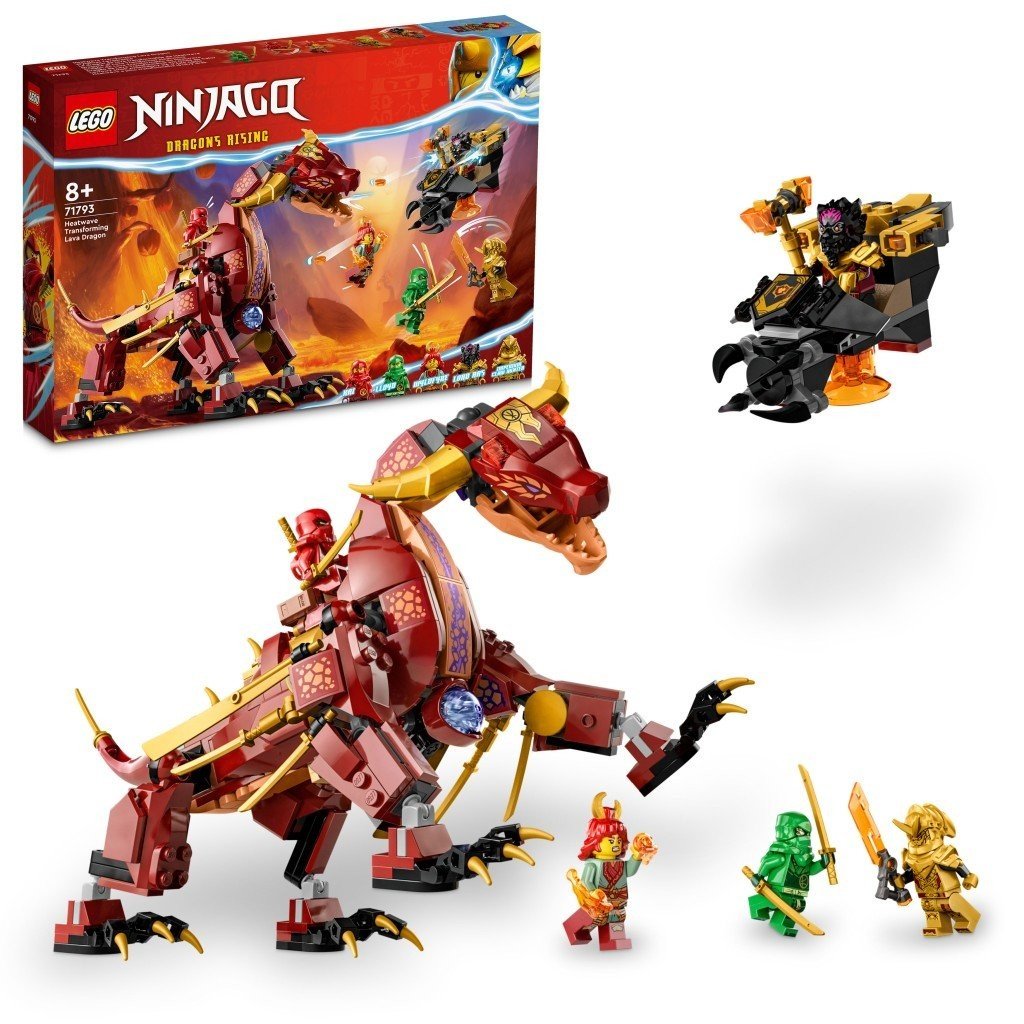 LEGO® NINJAGO® 71793 Heatwave a jeho transformační lávový dr - LEGO® NINJAGO®