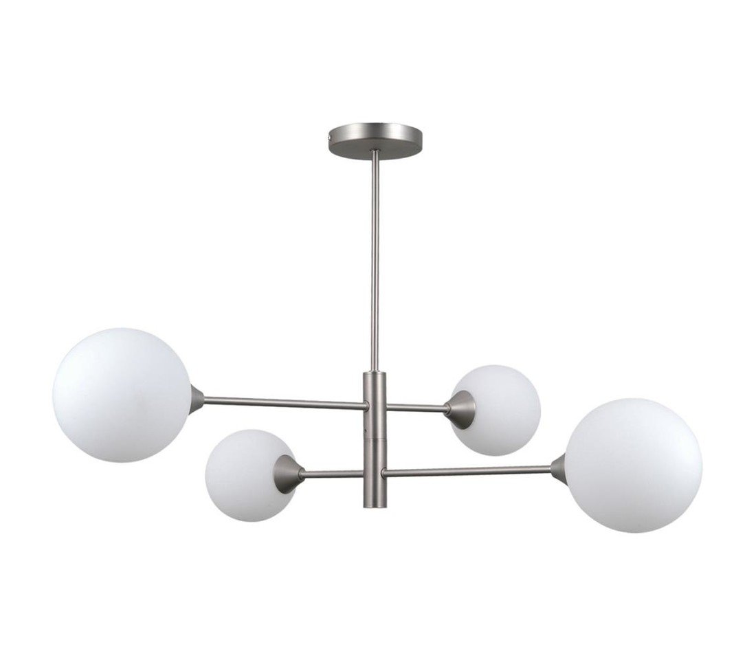 PND-55342-4-SN - Lustr na tyči EVORA 4xG9/5W/230V nikl