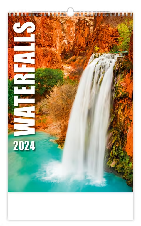 Helma 365 Nástěnný kalendář - Waterfalls - N127-24