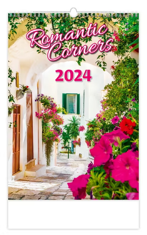 Helma 365 Nástěnný kalendář - Romantic Corners - N147-24