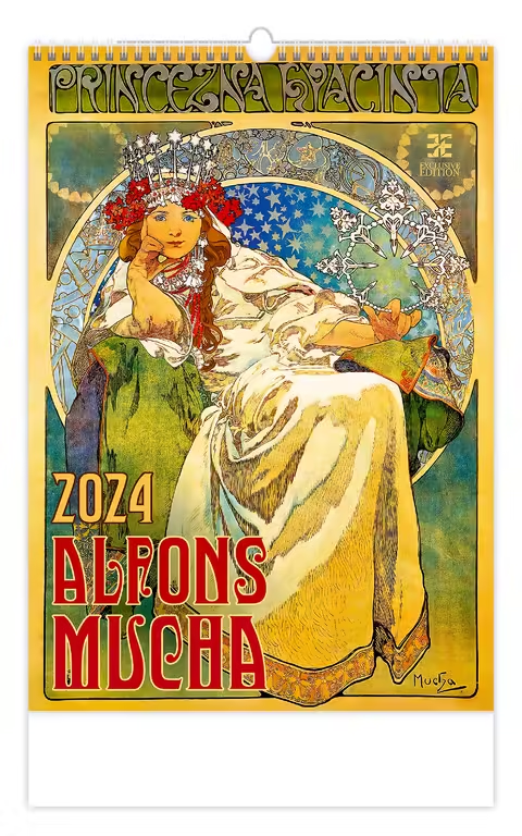 Helma 365 Nástěnný kalendář - Alfons Mucha - N259-24