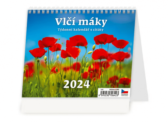 Helma 365 Plánovací kalendář - Vlčí máky - S41-24