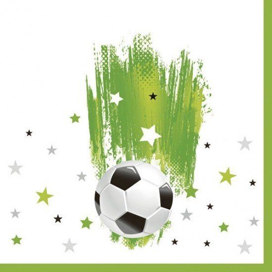 POL-MAK Ubrousky Daisy L - Football with Stars - 20 ks - SDOG 037201