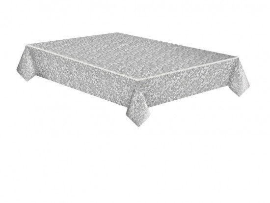 POL-MAK Papírový ubrus - Lace Silver - 120 x 180 cm - OM01 OG P 054502