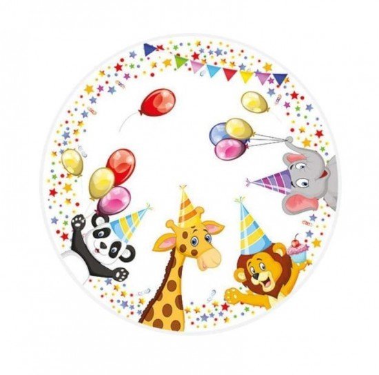 POL-MAK Papírový talíř malý - My Birthday - 18 cm - 8 ks - TD01 OG 012701