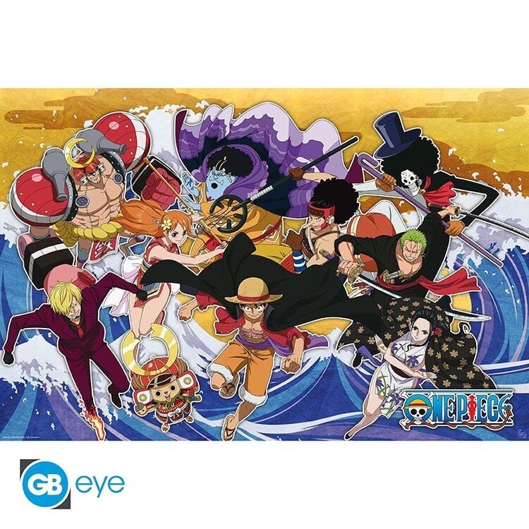 GB EYE Plakát, Obraz - One Piece - The Crew in Wano Country, (91.5 x 61 cm)