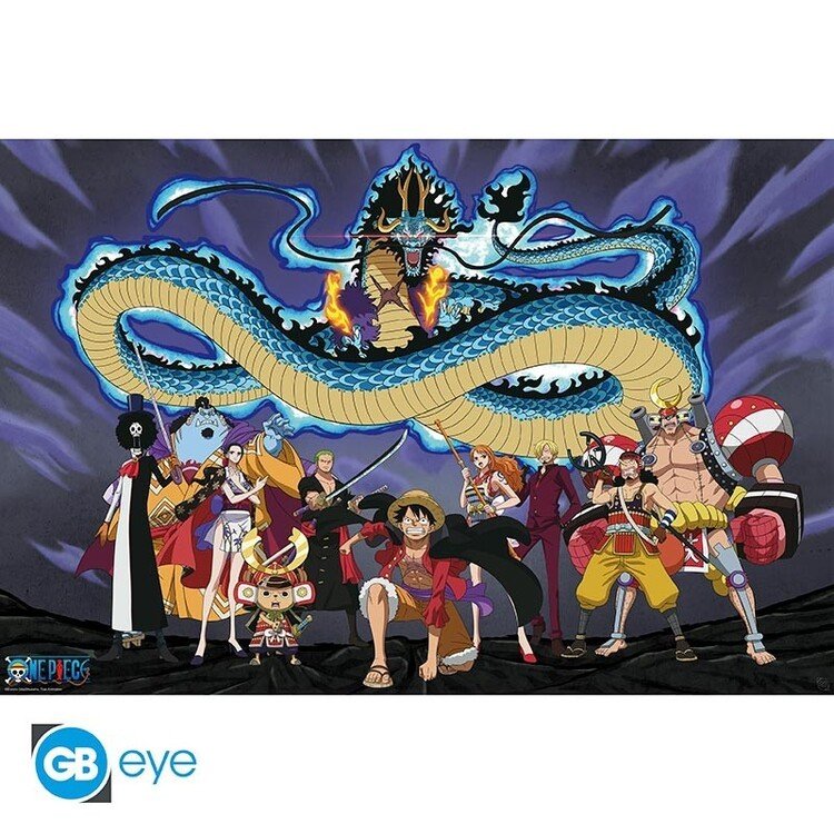 GB EYE Plakát, Obraz - One Piece - The Crew vs Kaido, (91.5 x 61 cm)