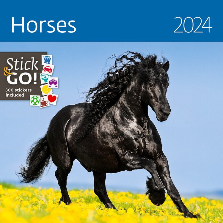 HELMA 365 Kalendář 2024 Koně