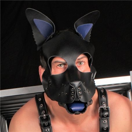 Maska The RED Genuine Leather Mask PUPPY blue The RED
