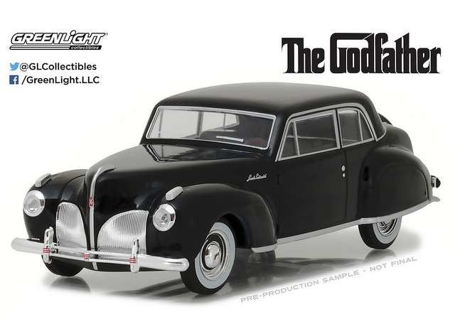 Greenlight Collectibles | The Godfather - Diecast Model 1/43 1941 Lincoln Continental