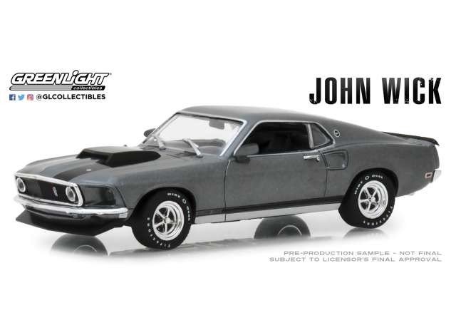 Greenlight Collectibles | John Wick - Diecast Model 1/43 1969 Ford Mustang BOSS 429