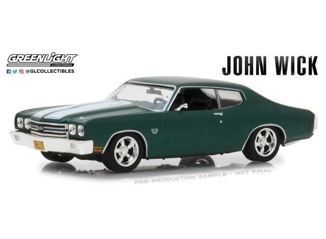 Greenlight Collectibles | John Wick - Diecast Model 1/43 1970 Chevrolet Chevelle SS396