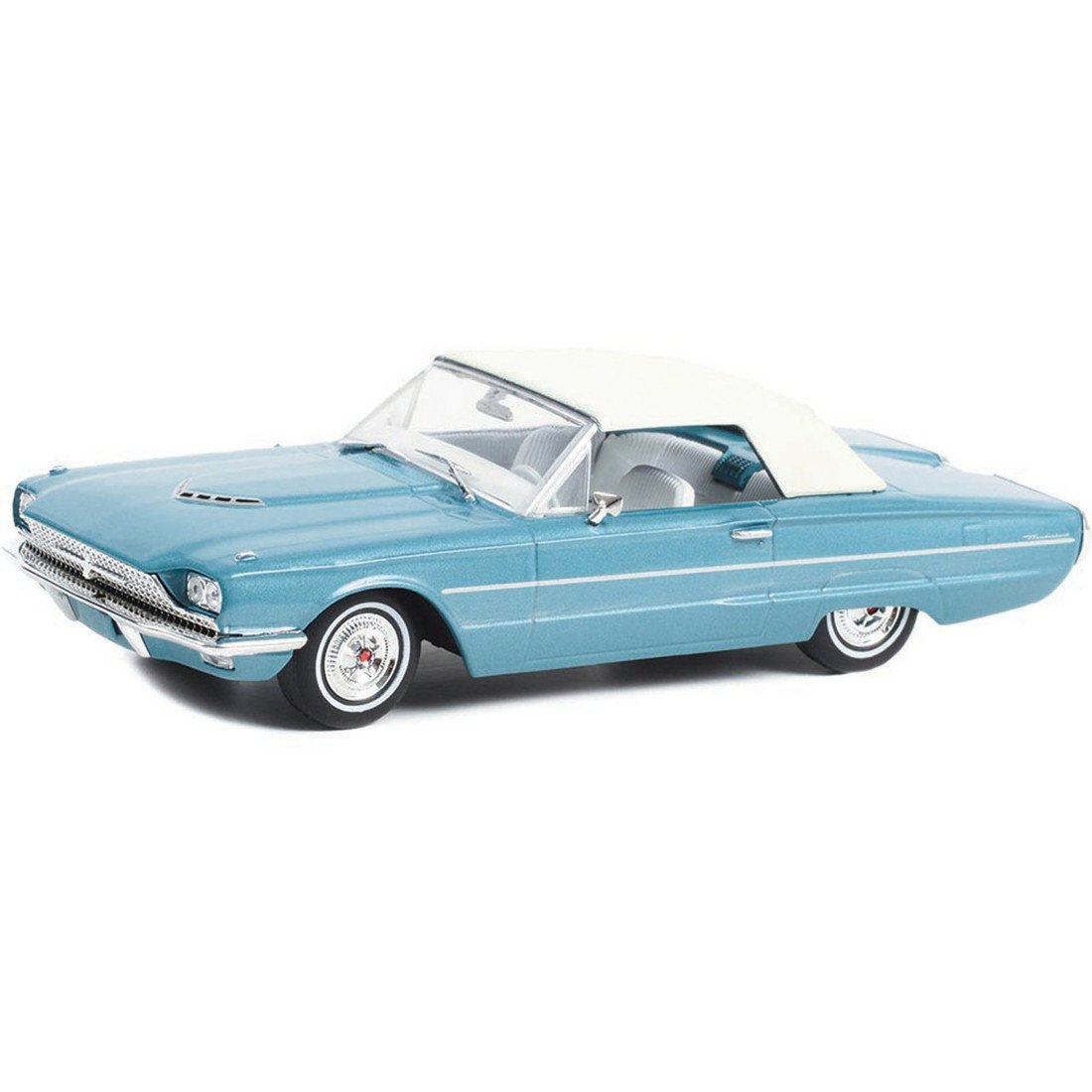 Greenlight Collectibles | Thelma & Louise - Diecast Model 1/43 1966 Ford Thunderbird Convertible Top-Up