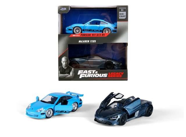 Jada Toys | Fast and Furious - Diecast Model 1/32 Porsche 911 GT3 RS a McLaren 720S