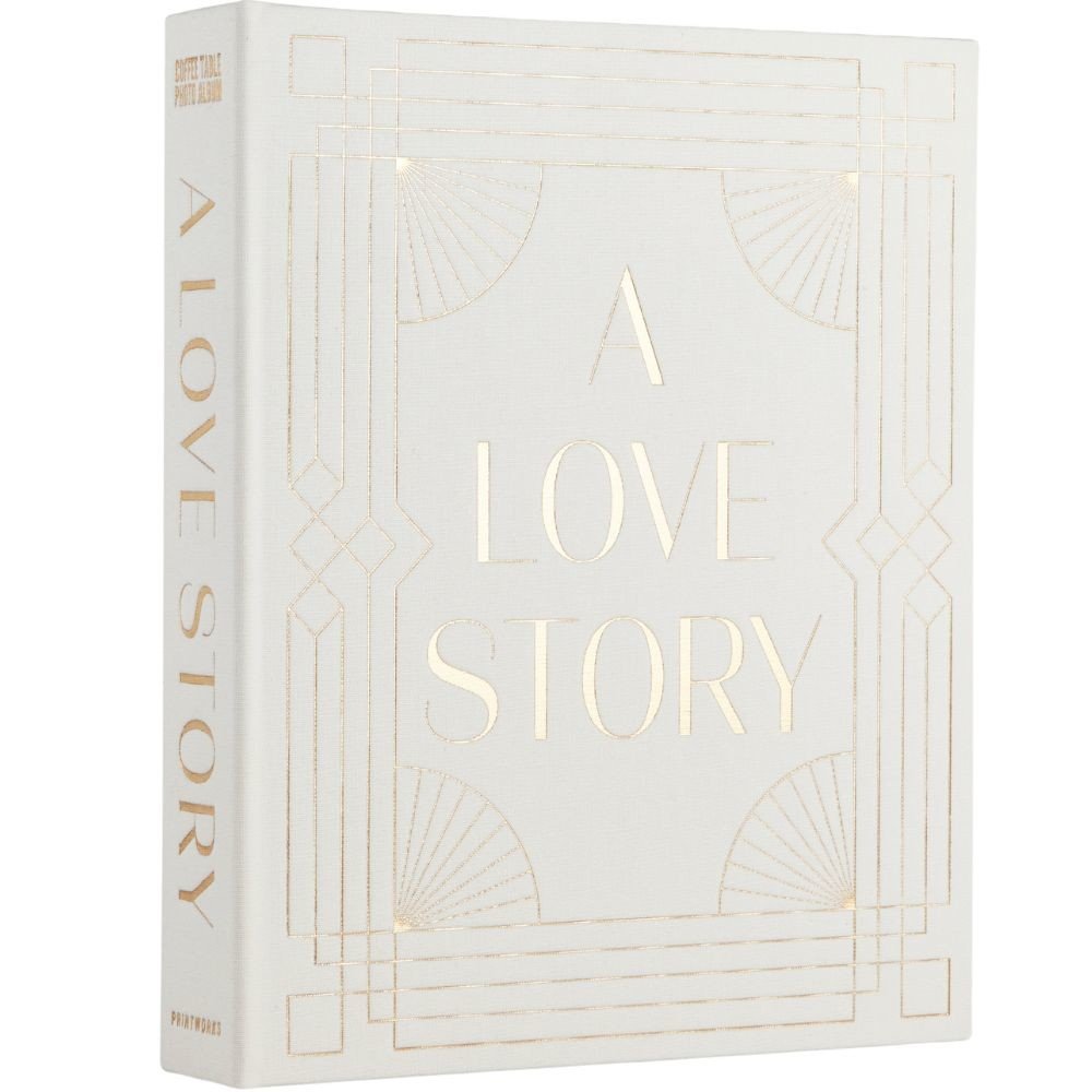Svatební fotoalbum A LOVE STORY Printworks bílé