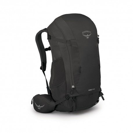 Osprey Volt 45l jednokomorový turistický batoh s pláštěnkou Mamba black