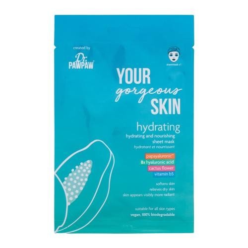 Dr. PAWPAW Your Gorgeous Skin Hydrating Sheet Mask 25 ml hydratační a vyživující plátýnková maska pro ženy