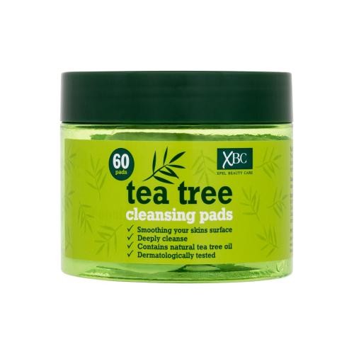 Xpel Tea Tree Cleansing Pads čisticí ubrousky pro ženy 60 ks čisticích ubrousků