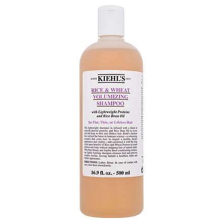 Kiehl's Rice & Wheat Volumizing Shampoo šampon pro objem a oživení vlasů 500 ml pro ženy