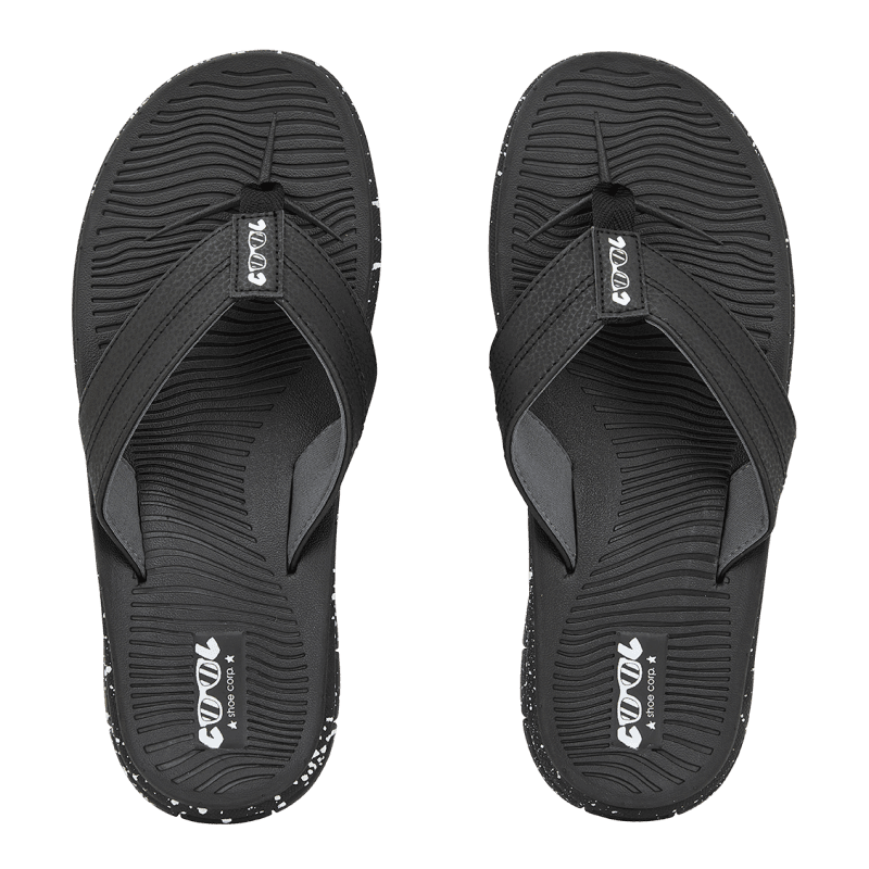 pantofle COOL - Suv Black (BLACK) velikost: 45
