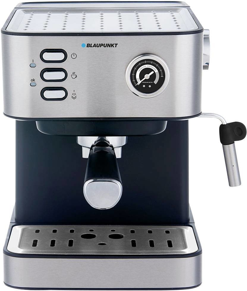 Blaupunkt CMP312 pákový kávovar ocelová, černá   s tryskou pro napěnění mléka, s ohřívačem šálků