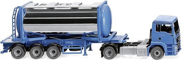 Wiking 053605 H0 MAN TGS swap cisternového kontejneru