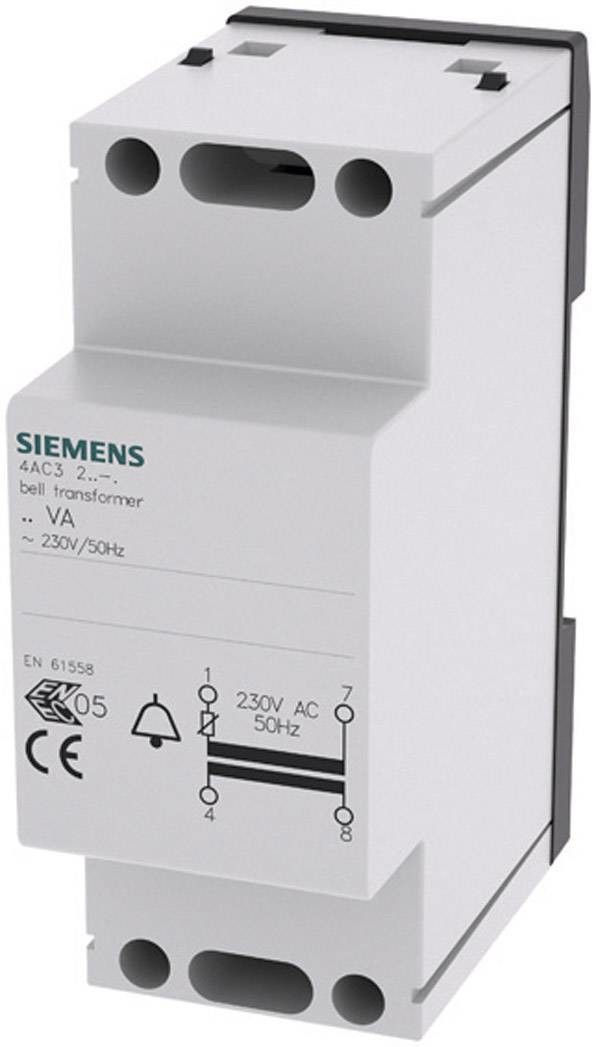 Siemens 4AC32081 zvonkový transformátor 8 V/AC, 12 V/AC 1 A