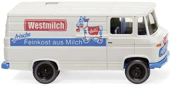 Wiking 027058 H0 Mercedes Benz Skříňový vozík „Westmléko“ L 406