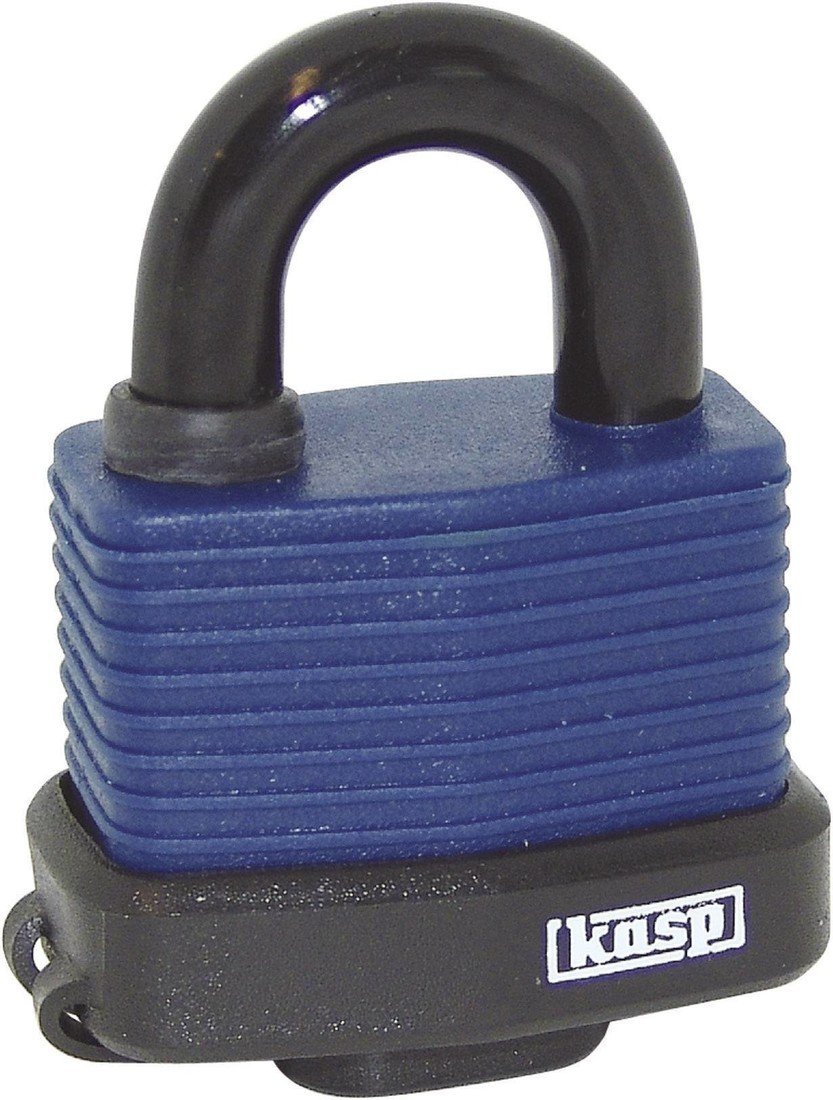 Kasp K13545D visací zámek 63 mm zámky s různými klíči   modrá na klíč