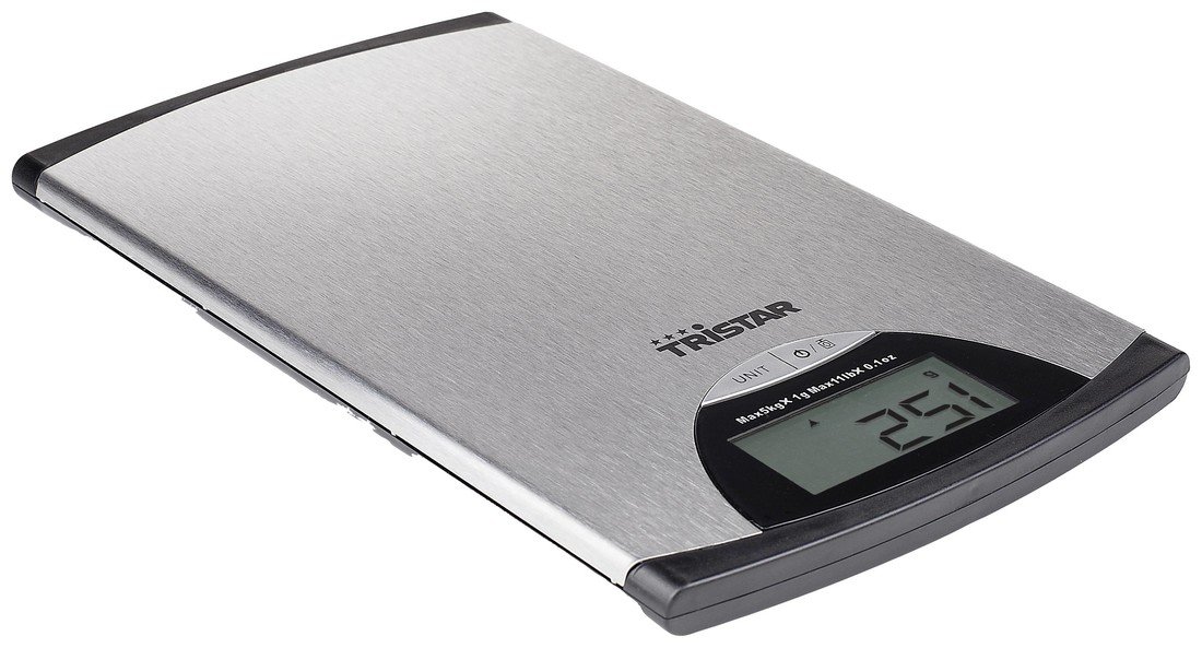 Tristar KW-2435 kuchyňská váha Max. váživost=5 kg stříbrná