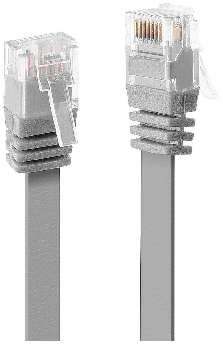 LINDY 47493 RJ45 síťové kabely, propojovací kabely CAT 6  3.00 m šedá  1 ks