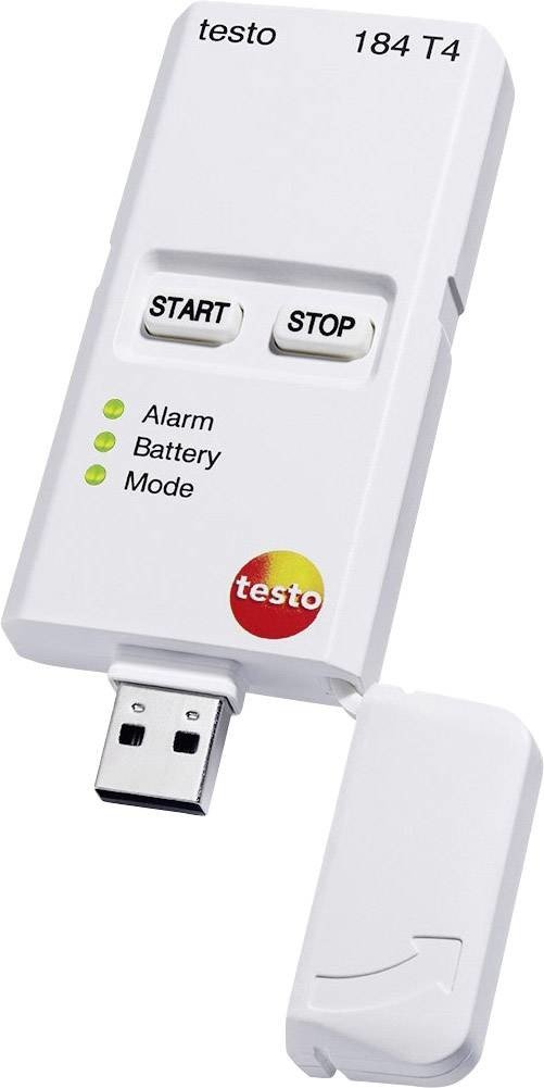 testo  0572 1844  184 T4  teplotní datalogger    Měrné veličiny teplota  -80 do  plus 70 °C