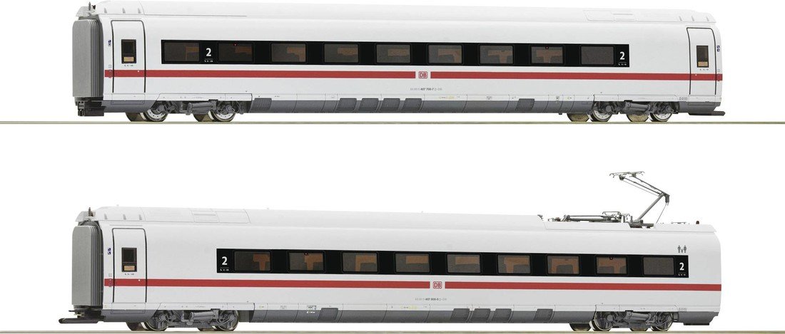 Roco 72099 2dílná sada průběžných vozů BR 407 značky DB AG